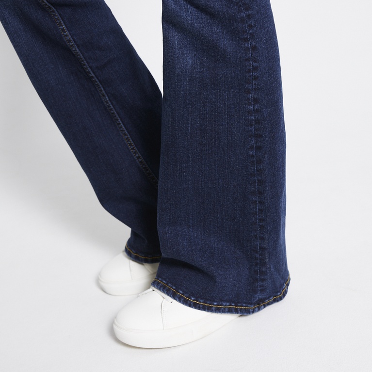 Low waist flare jeans "Bell" Dark used